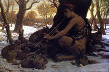 伊萊脩 韋德 Marsyas Enchanting the Hares